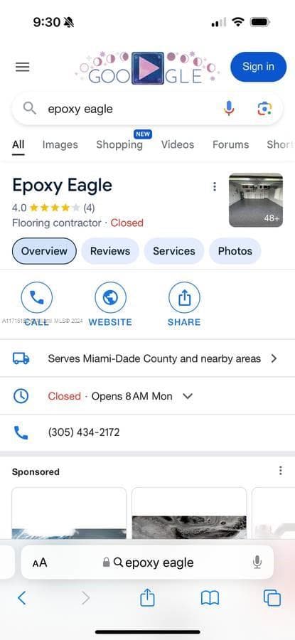 Concrete Coating & Epoxy Flooring Company, Unincorporated Dade County FL 33174 — 12