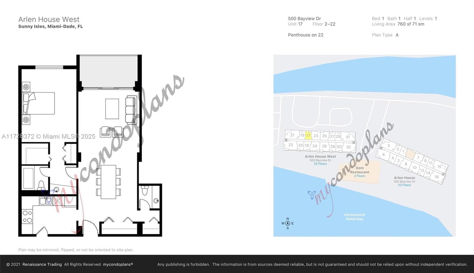 500 Bayview Dr # 1117, Sunny Isles Beach FL 33160 — 15