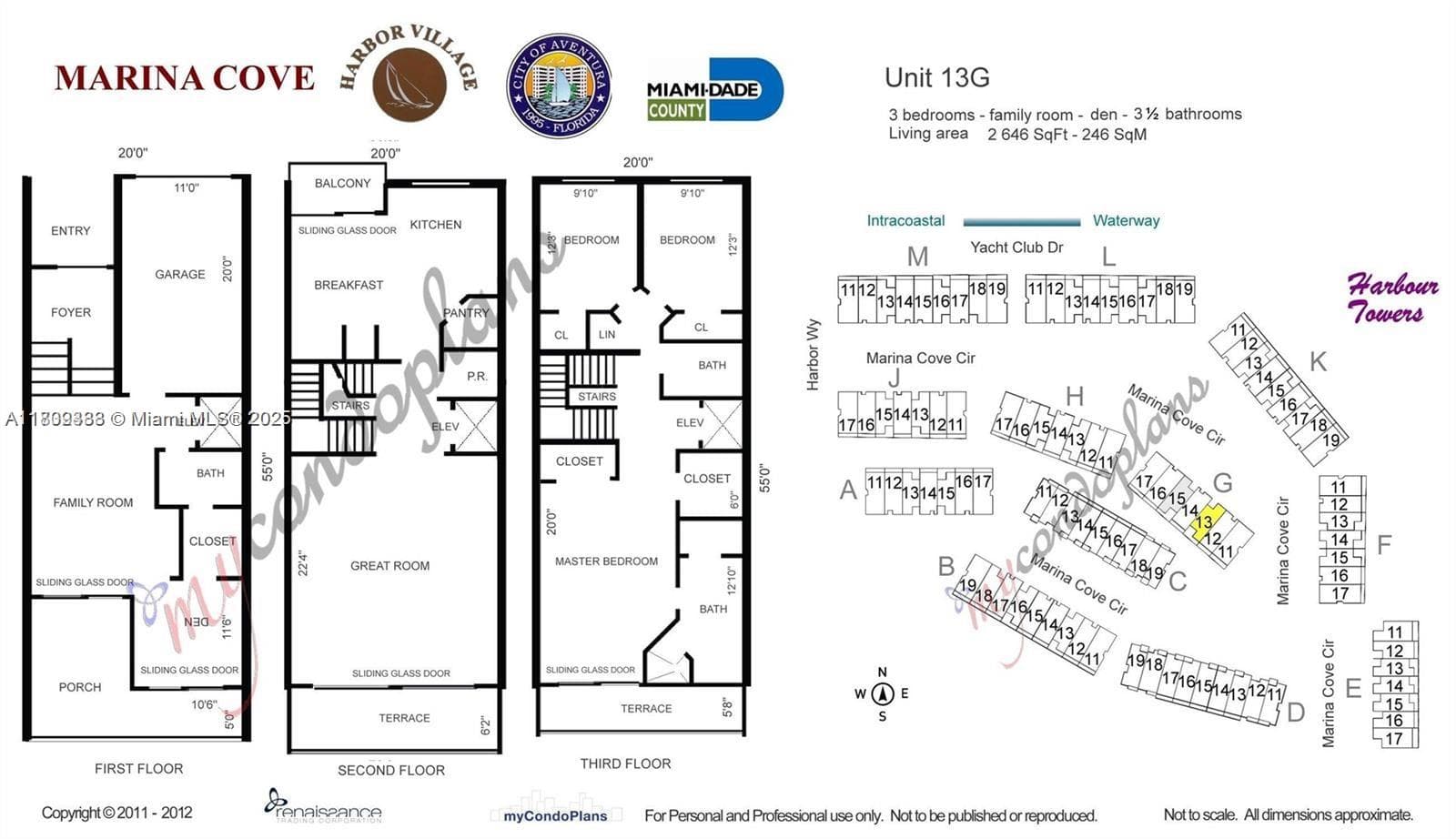 21388 Marina Cove Cir # G, Aventura FL 33180 — 50