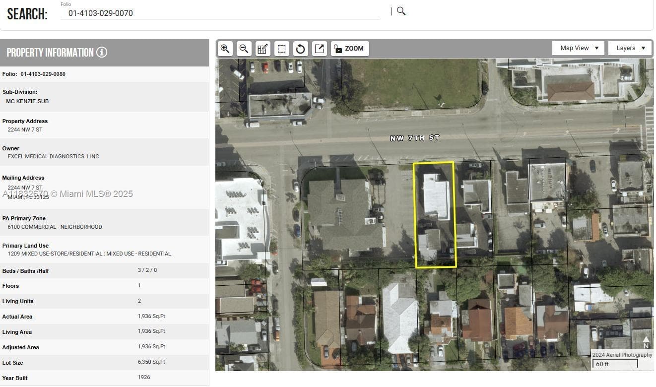2244 NW 7th St, Miami FL 33125 — 2