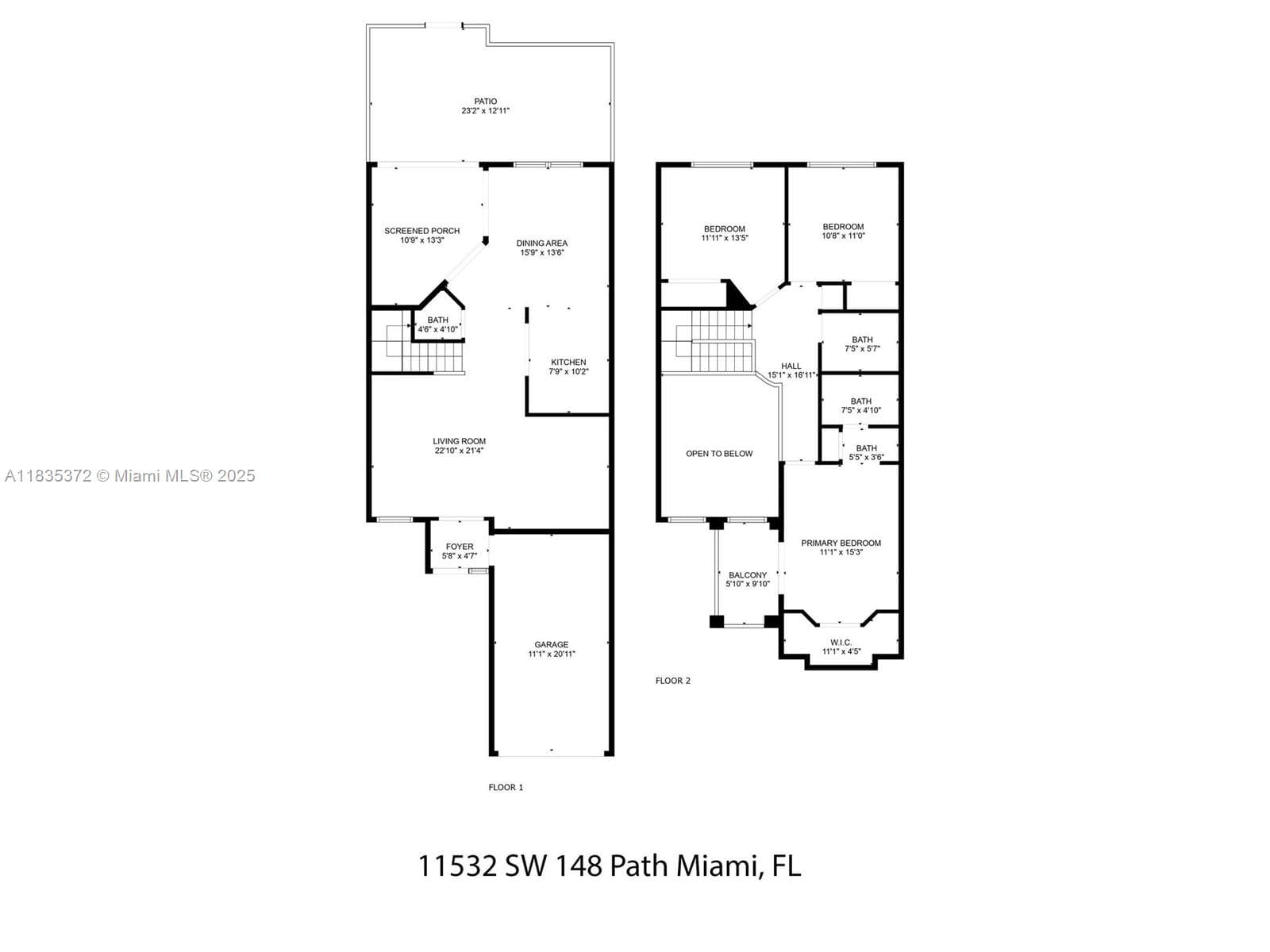 11532 SW 148th Path, Miami FL 33196 — 36