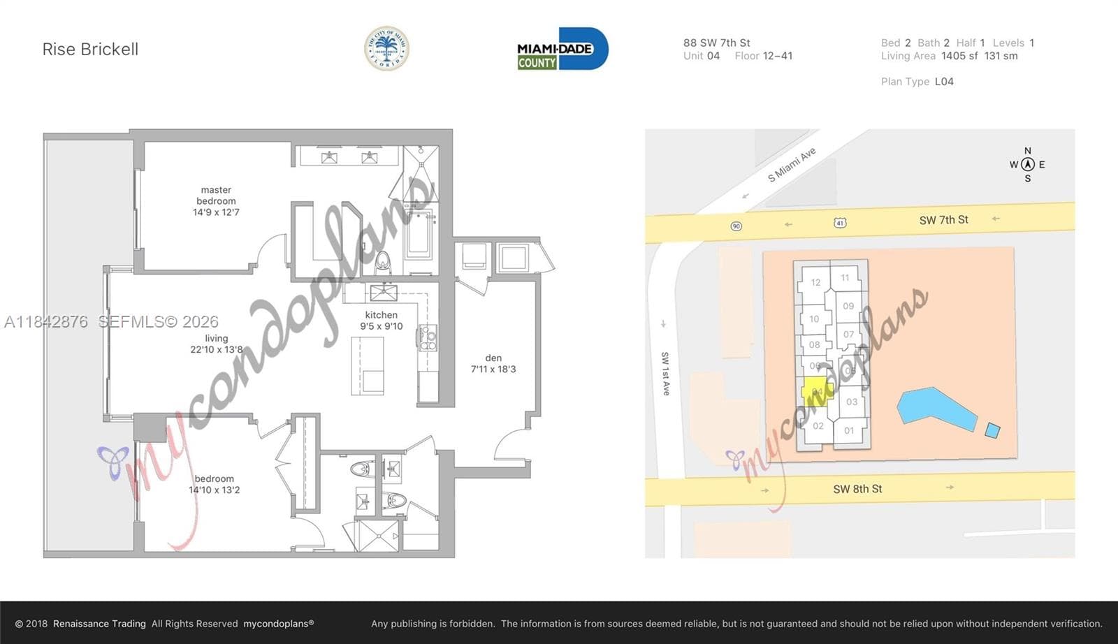 88 SW 7th St # 4004, Miami FL 33130 — 24