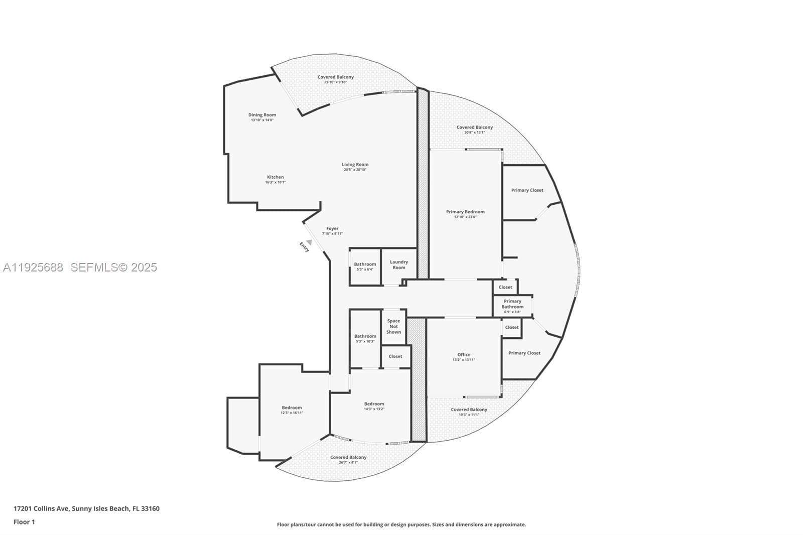 17201 Collins Ave # 3505, Sunny Isles Beach FL 33160 — 19