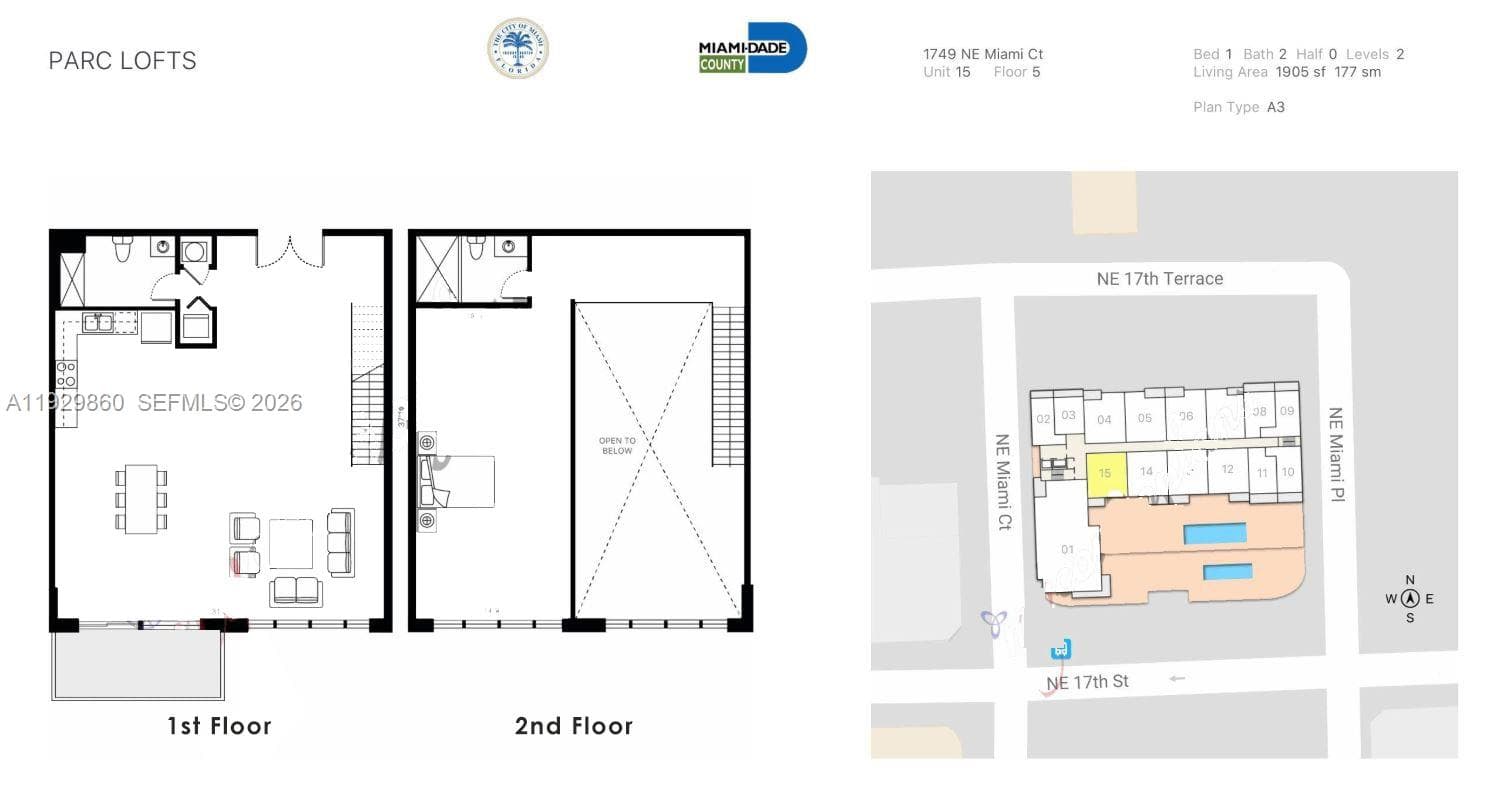 1749 NE Miami Ct # 515, Miami FL 33132 — 9