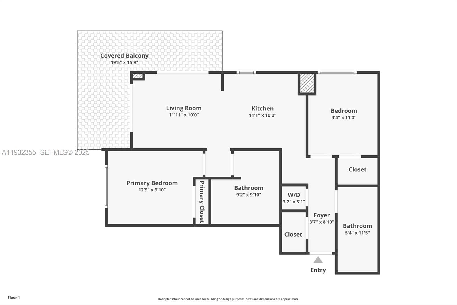 11 NE 6 Street # 2201, Miami FL 33132 — 2