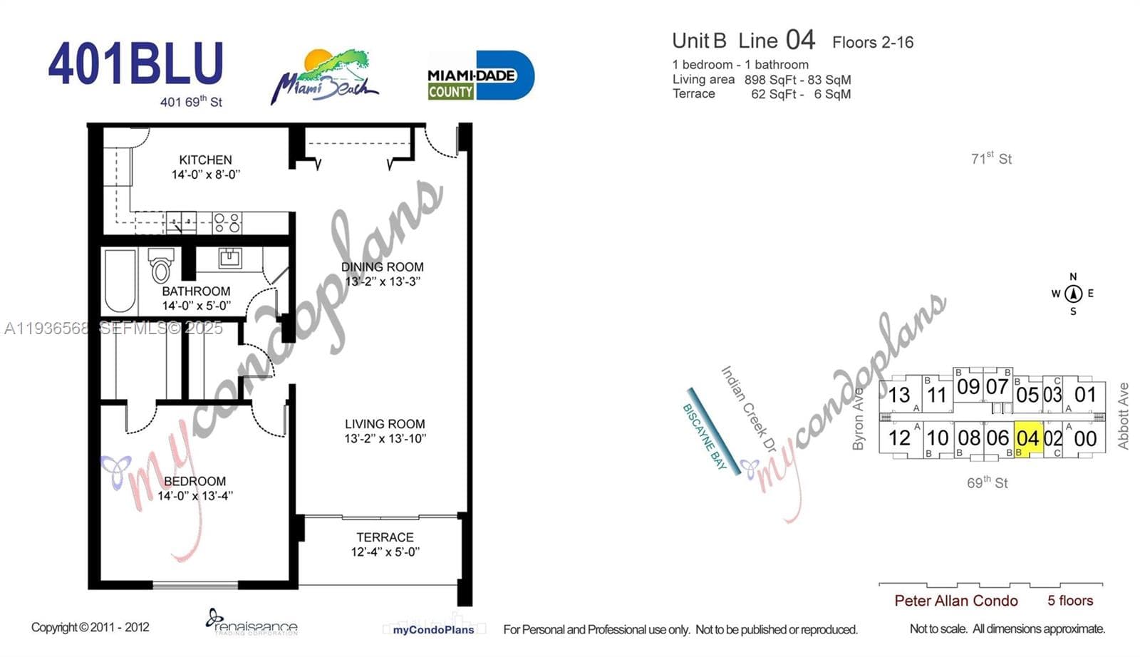 401 69th St # 304, Miami Beach FL 33141 — 32