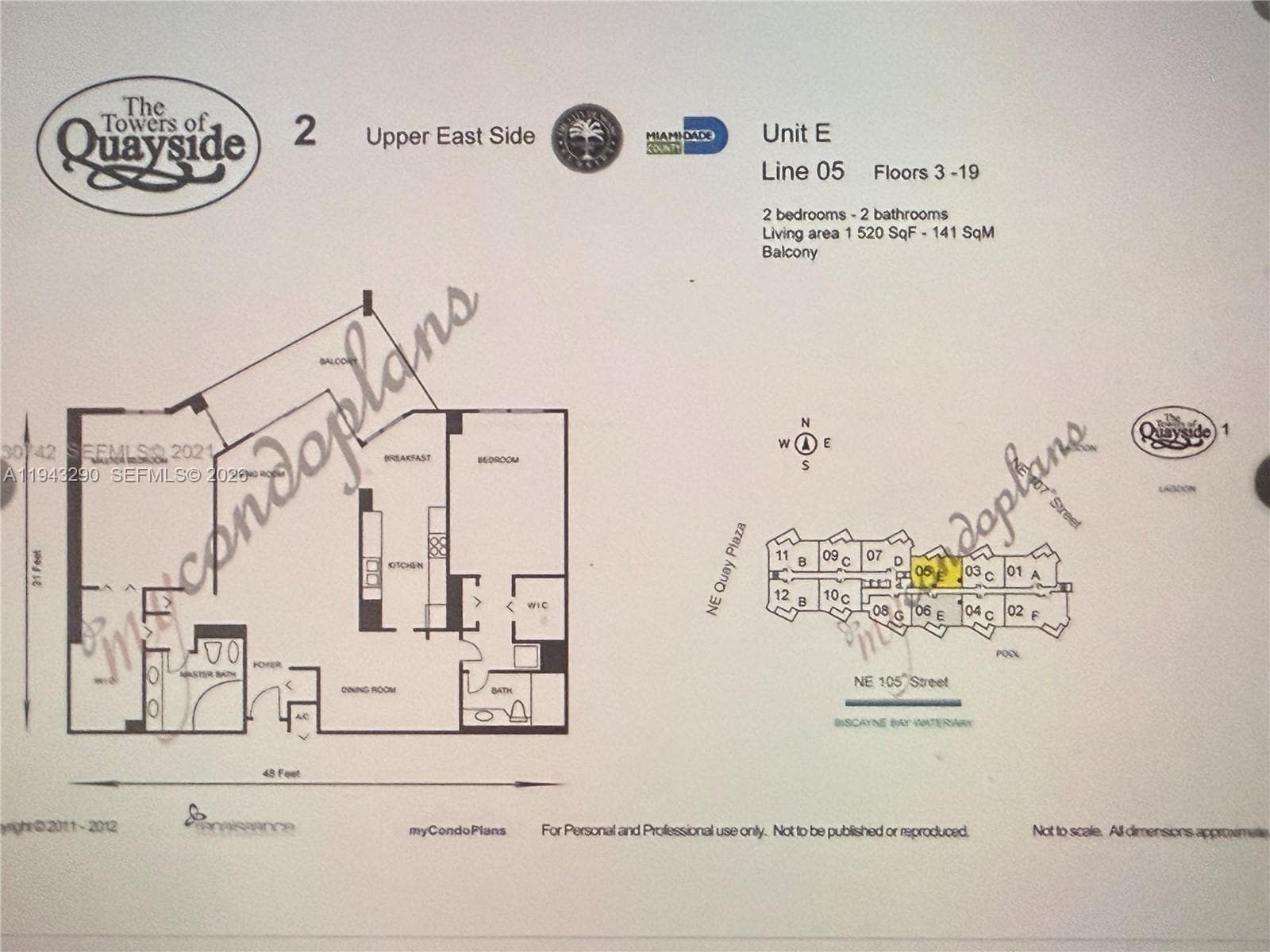2000 Towerside Ter # 1005, Miami FL 33138 — 5