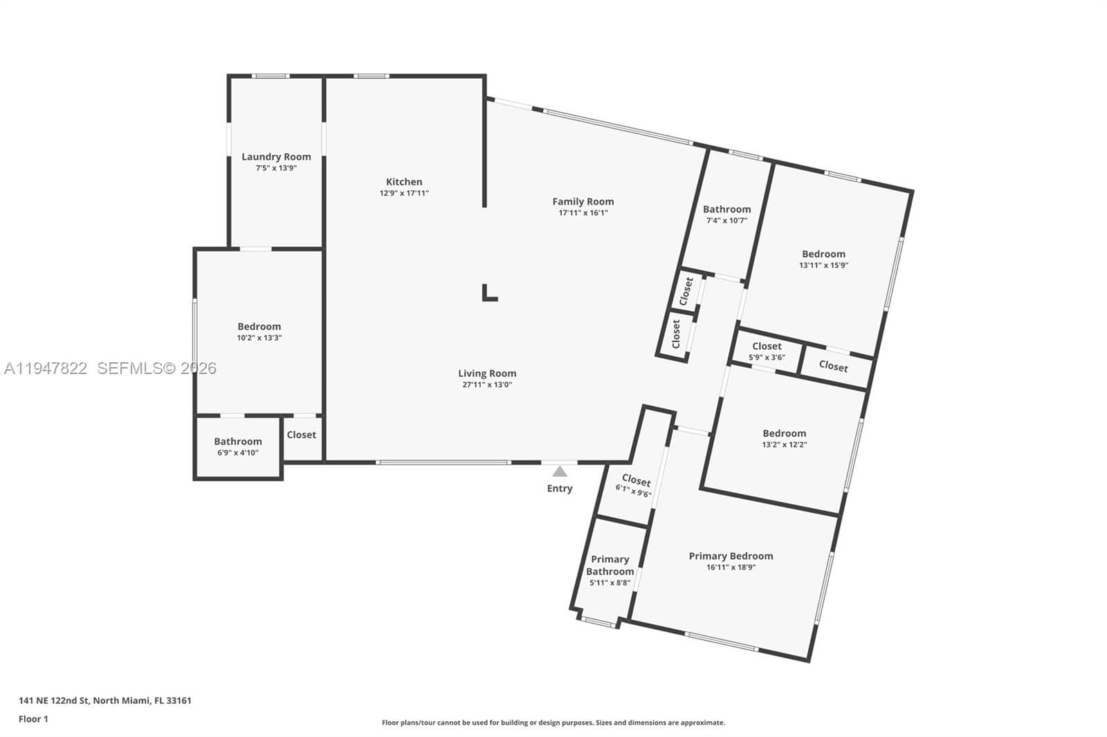 141 NE 122nd St, North Miami FL 33161 — 52