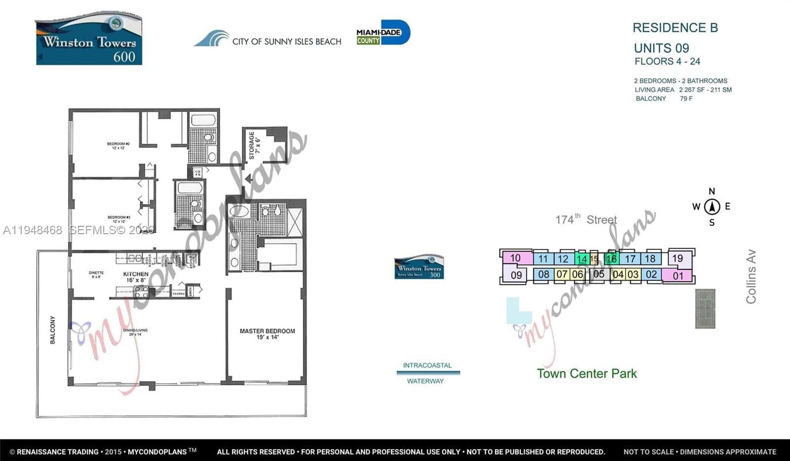 210 174th St # 1909, Sunny Isles Beach FL 33160 — 58