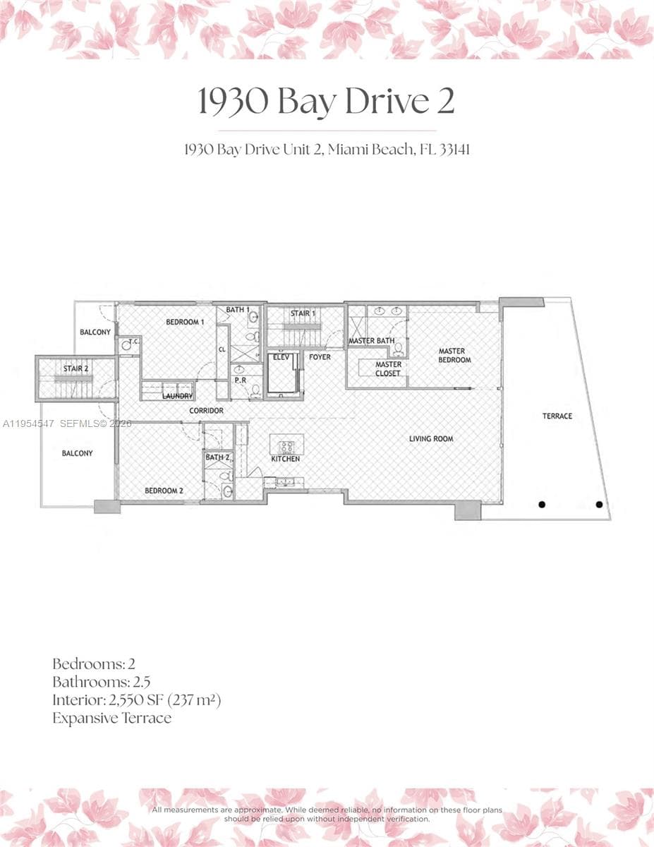 1930 Bay Dr Second Level Un # 1, Miami Beach FL 33141 — 16
