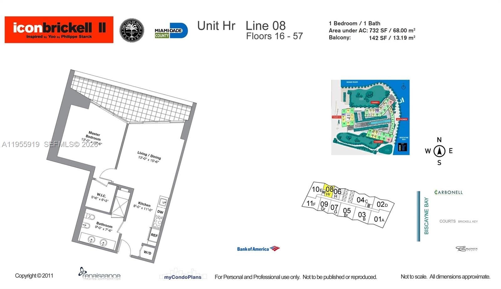 495 Brickell Ave # 3208, Miami FL 33131 — 48