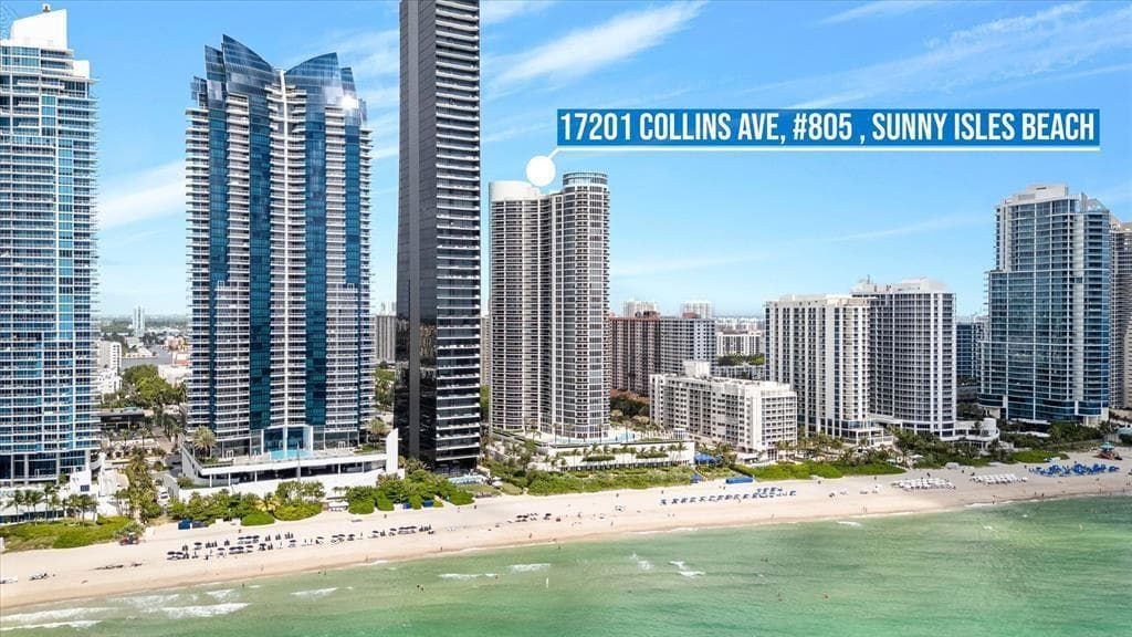 17201 Collins Avenue # 805, Sunny Isles Beach FL 33160 — 33