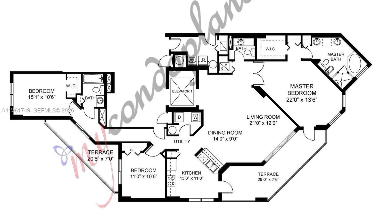 9751 E Bay Harbor Dr # 12D, Bay Harbor Islands FL 33154 — 18