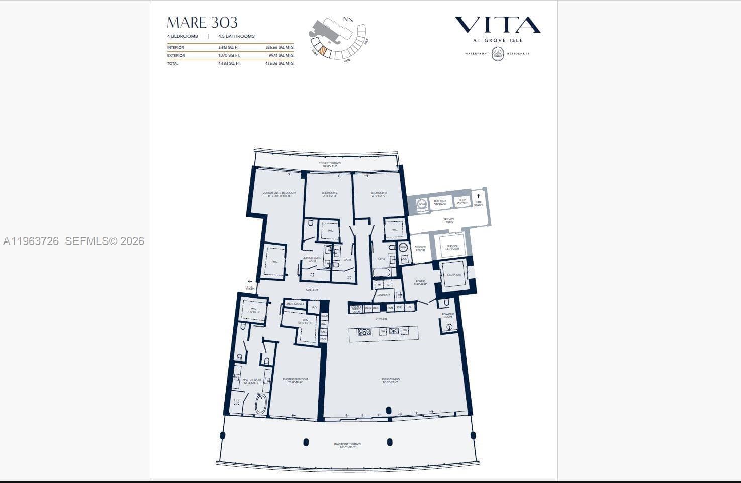 5 Grove Isle Dr # M303, Miami FL 33133 — 24