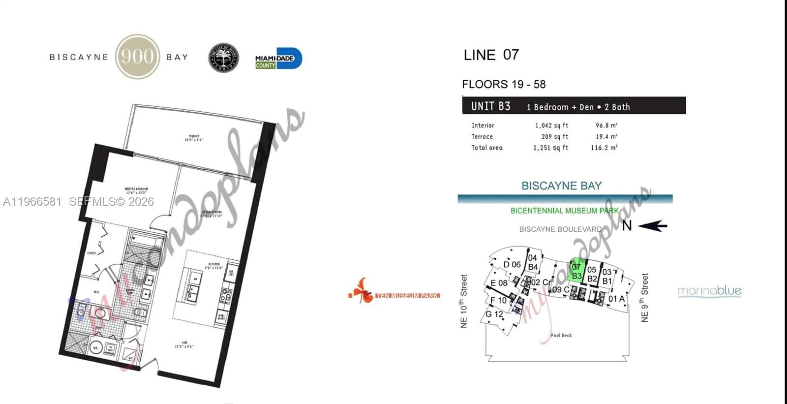 900 Biscayne Blvd # 2907, Miami FL 33132 — 54