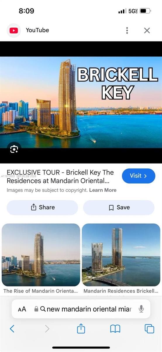 520 Brickell Key Dr # A610, Miami FL 33131 — 1