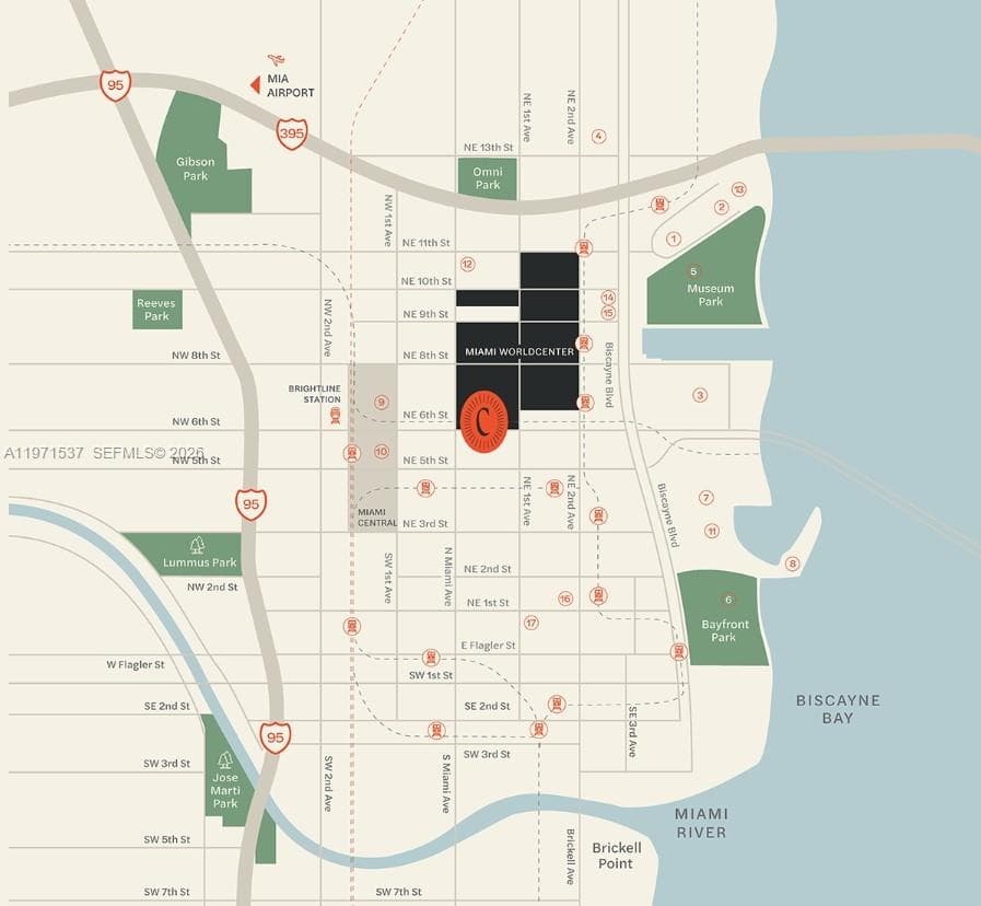 11 NE 6th # 1905, Miami FL 33132 — 19