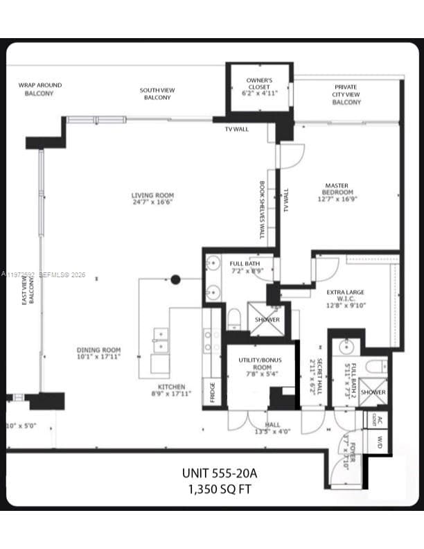 555 NE 15th St # 20A, Miami FL 33132 — 2