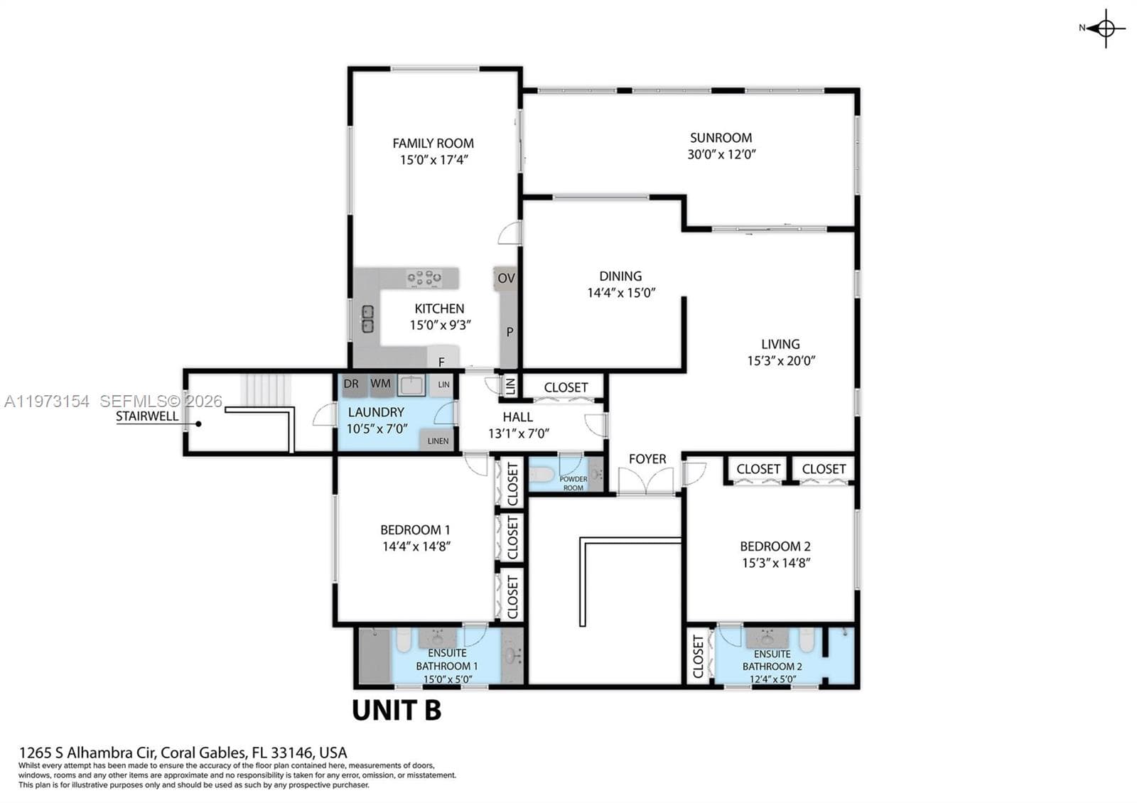 1265 S Alhambra Cir # B, Coral Gables FL 33146 — 22