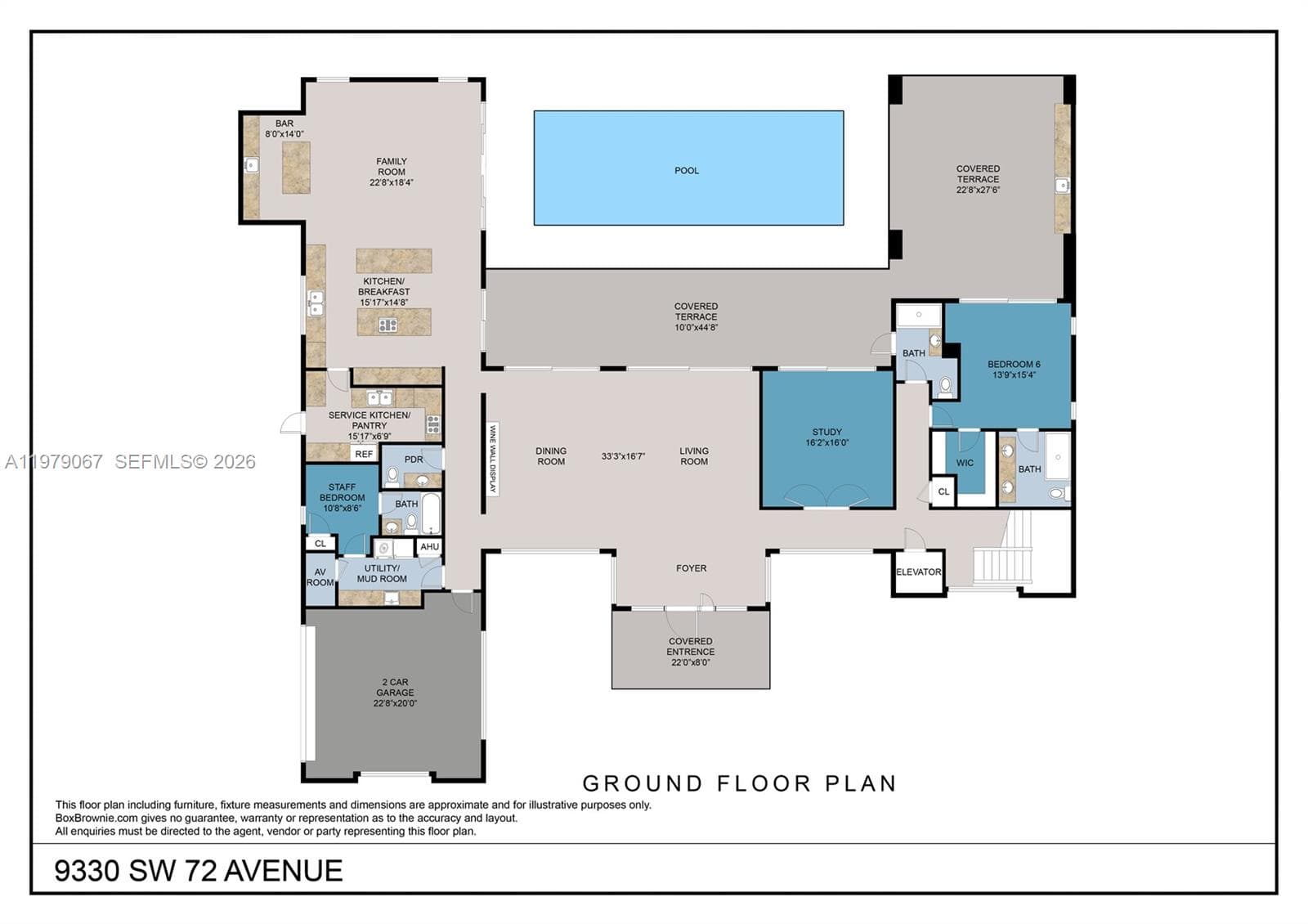 9330 SW 72nd Ave, Pinecrest FL 33156 — 8