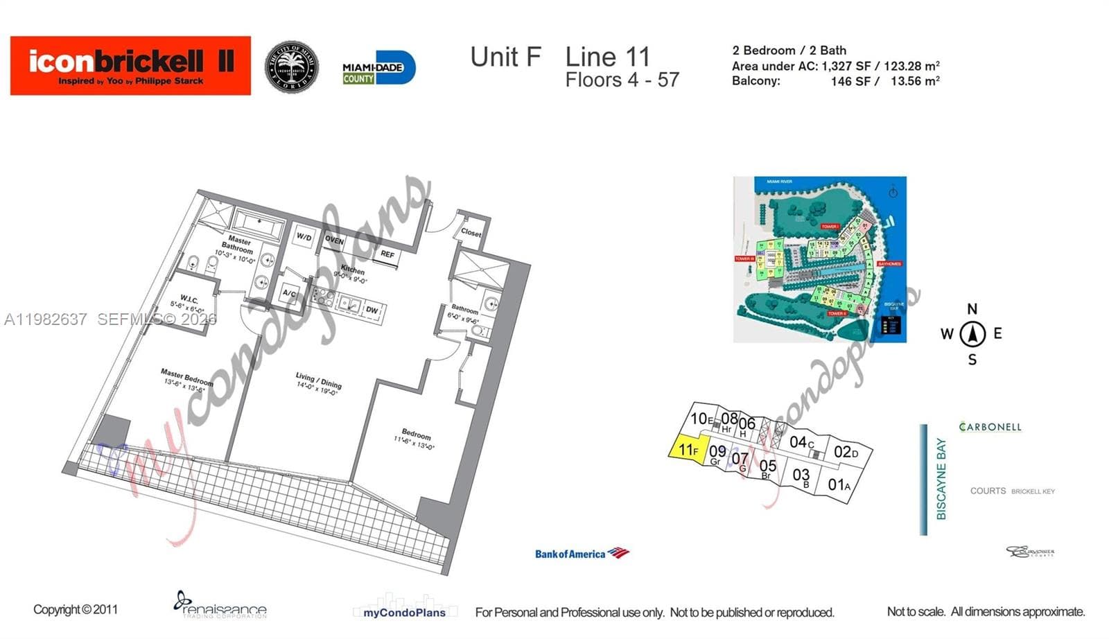 495 Brickell Ave # 511, Miami FL 33131 — 24