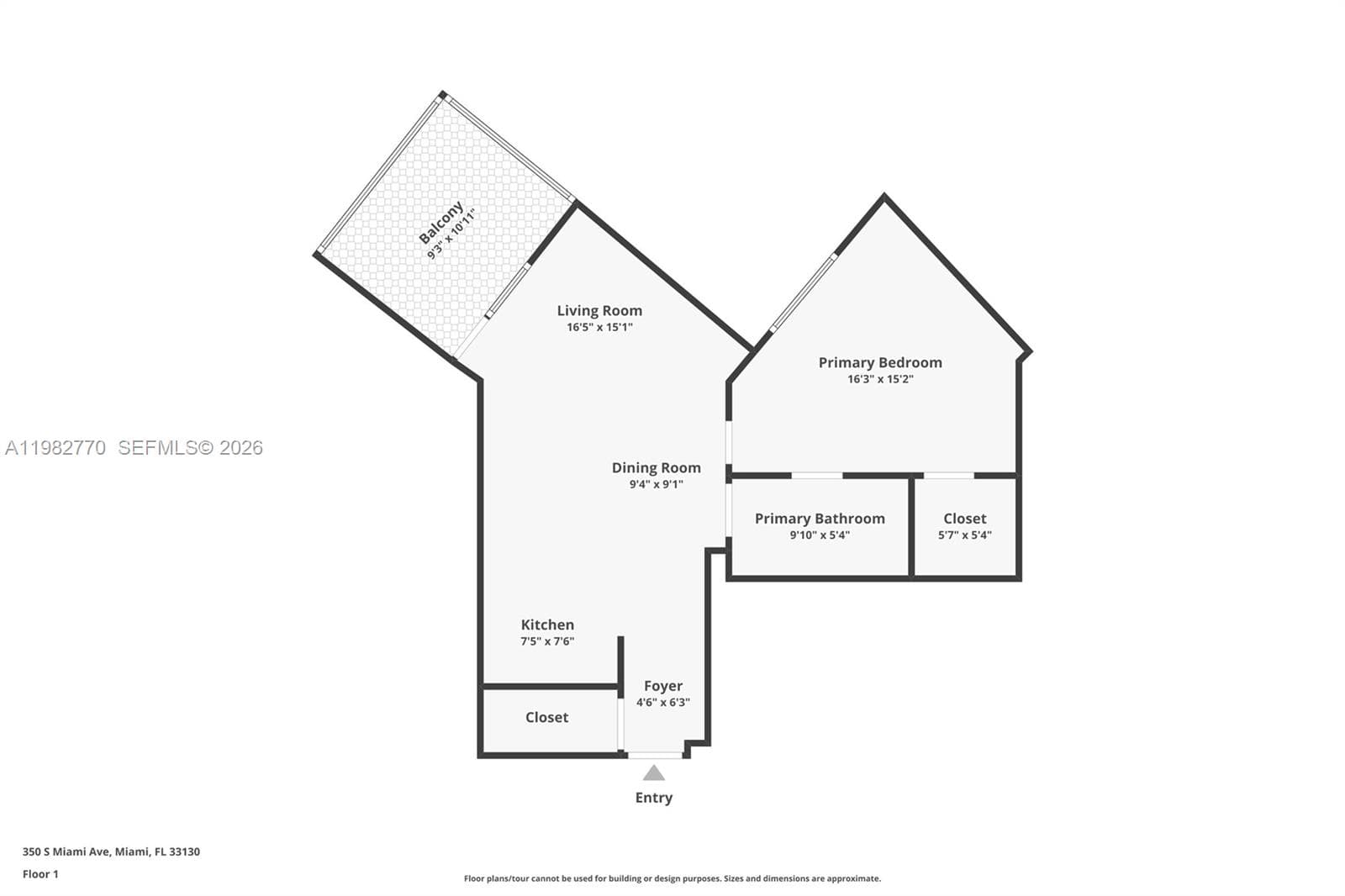 350 S Miami Ave # 2412, Miami FL 33130 — 32