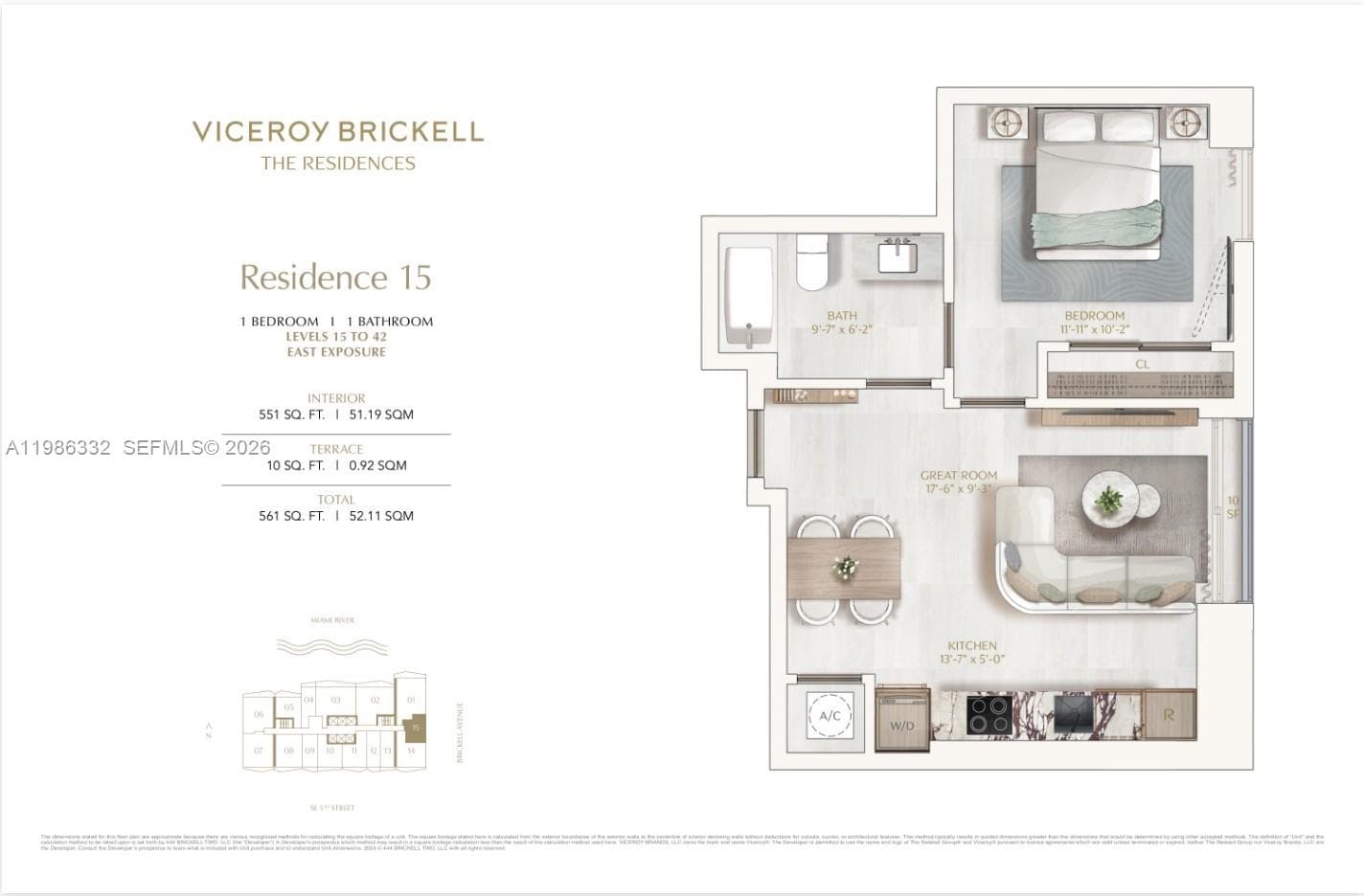77 SE 5 St # 2015, Miami FL 33131 — 3