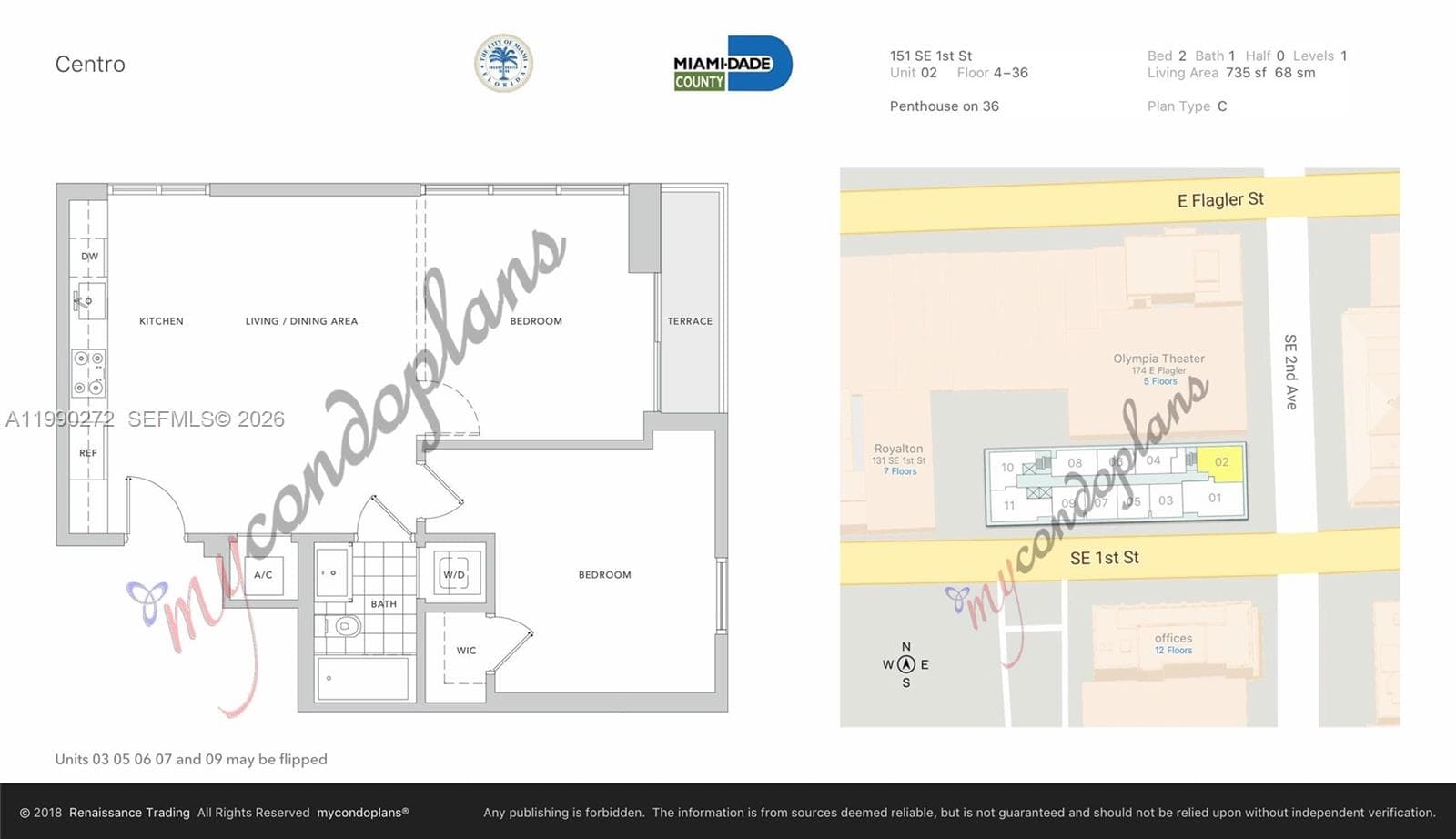 151 SE 1st St # 2802, Miami FL 33131 — 31