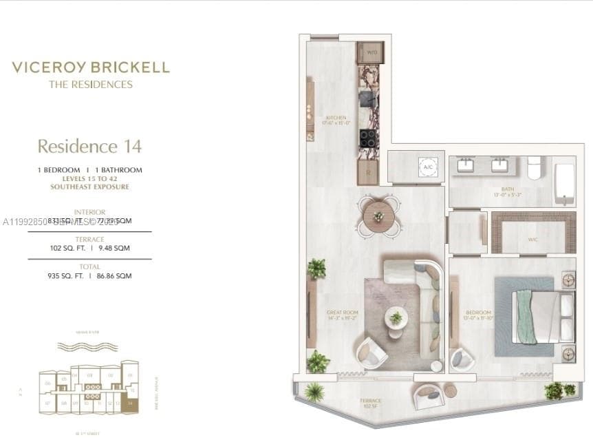 77 SE 5th Street # 2914, Miami FL 33131 — 33