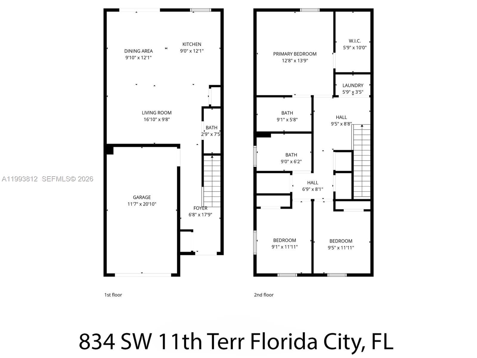 834 SW 11th Ter # 834, Florida City FL 33034 — 18