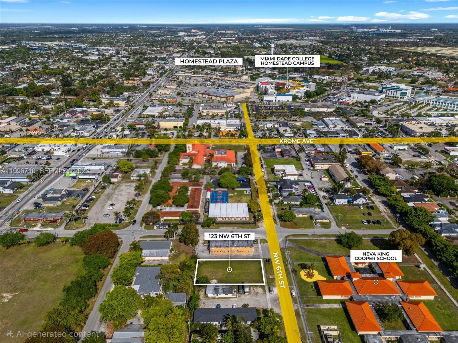 123 NW 6th St, Homestead FL 33030 — 6