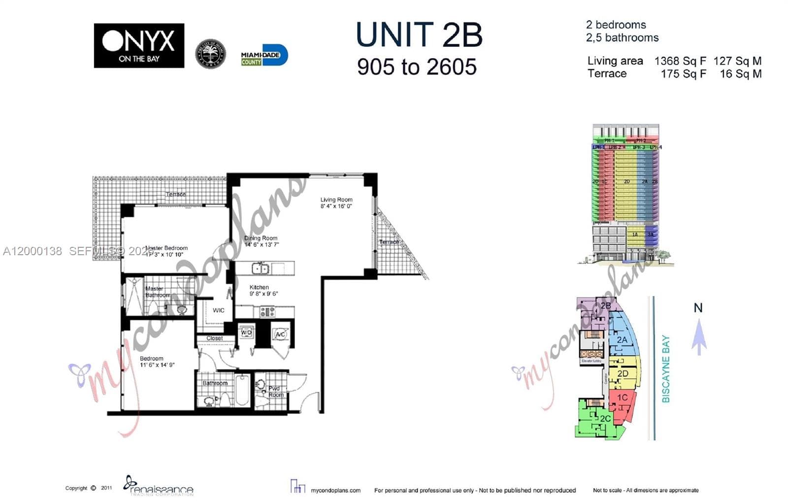 665 NE 25th St # 2005, Miami FL 33137 — 70
