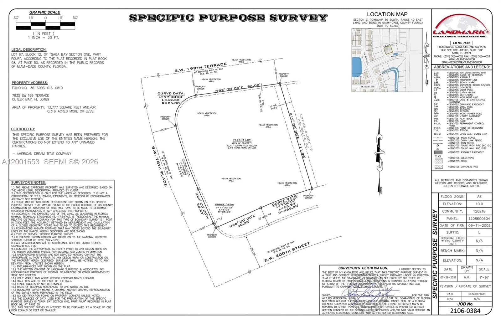 7830 SW 199th Ter, Cutler Bay FL 33189 — 8