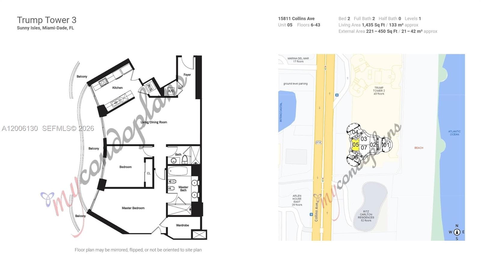 15811 Collins Ave # 3805, Sunny Isles Beach FL 33160 — 20