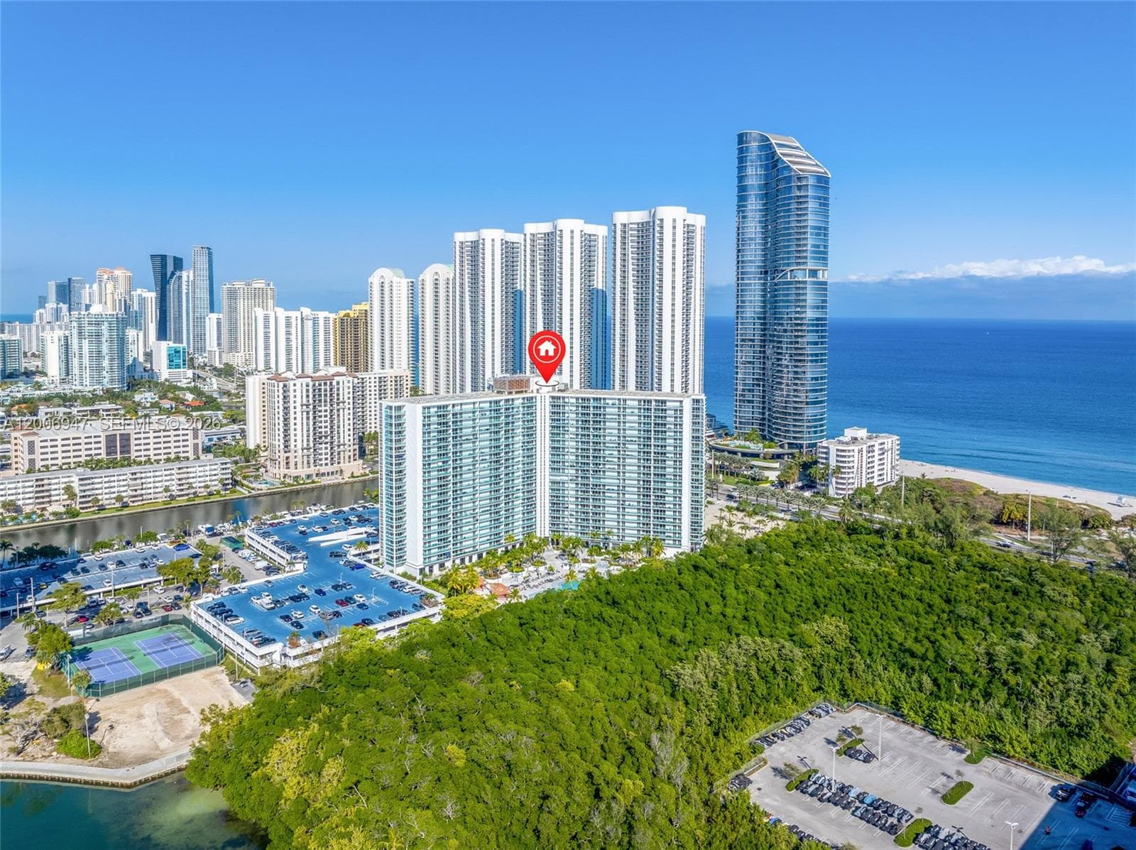 100 Bayview Dr # 606, Sunny Isles Beach FL 33160 — 25