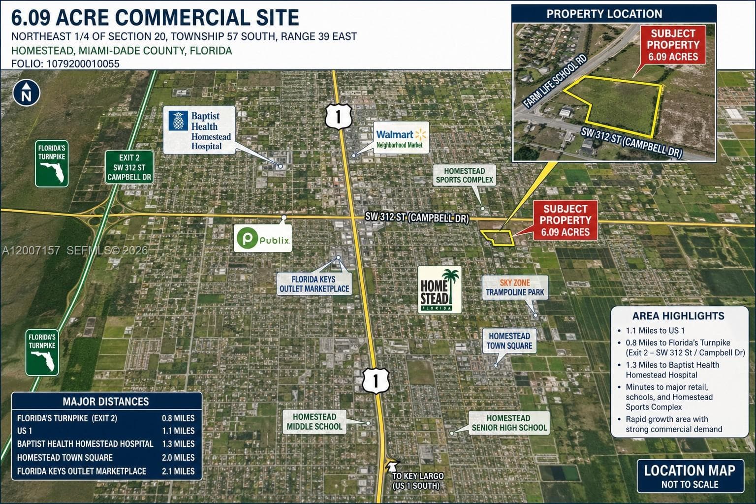 S Canal Dr, Homestead FL 33035 — 2