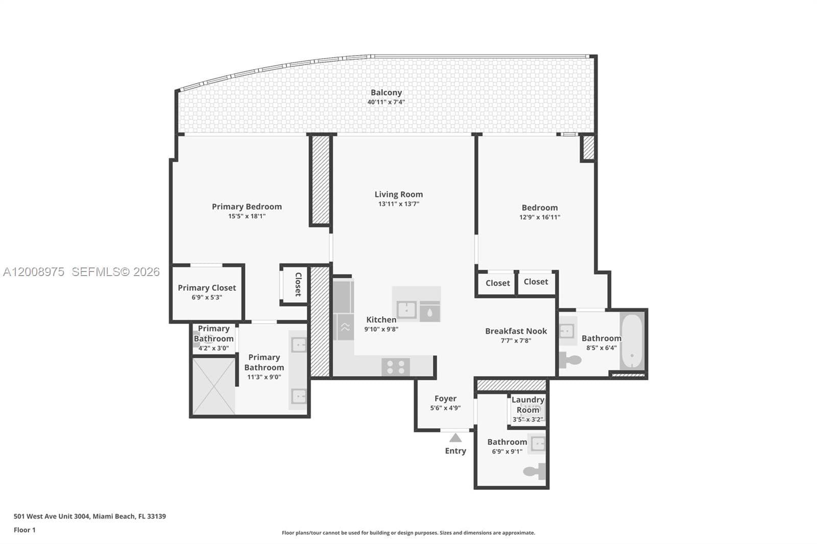 500 Alton Rd. # 3004, Miami Beach FL 33139 — 31