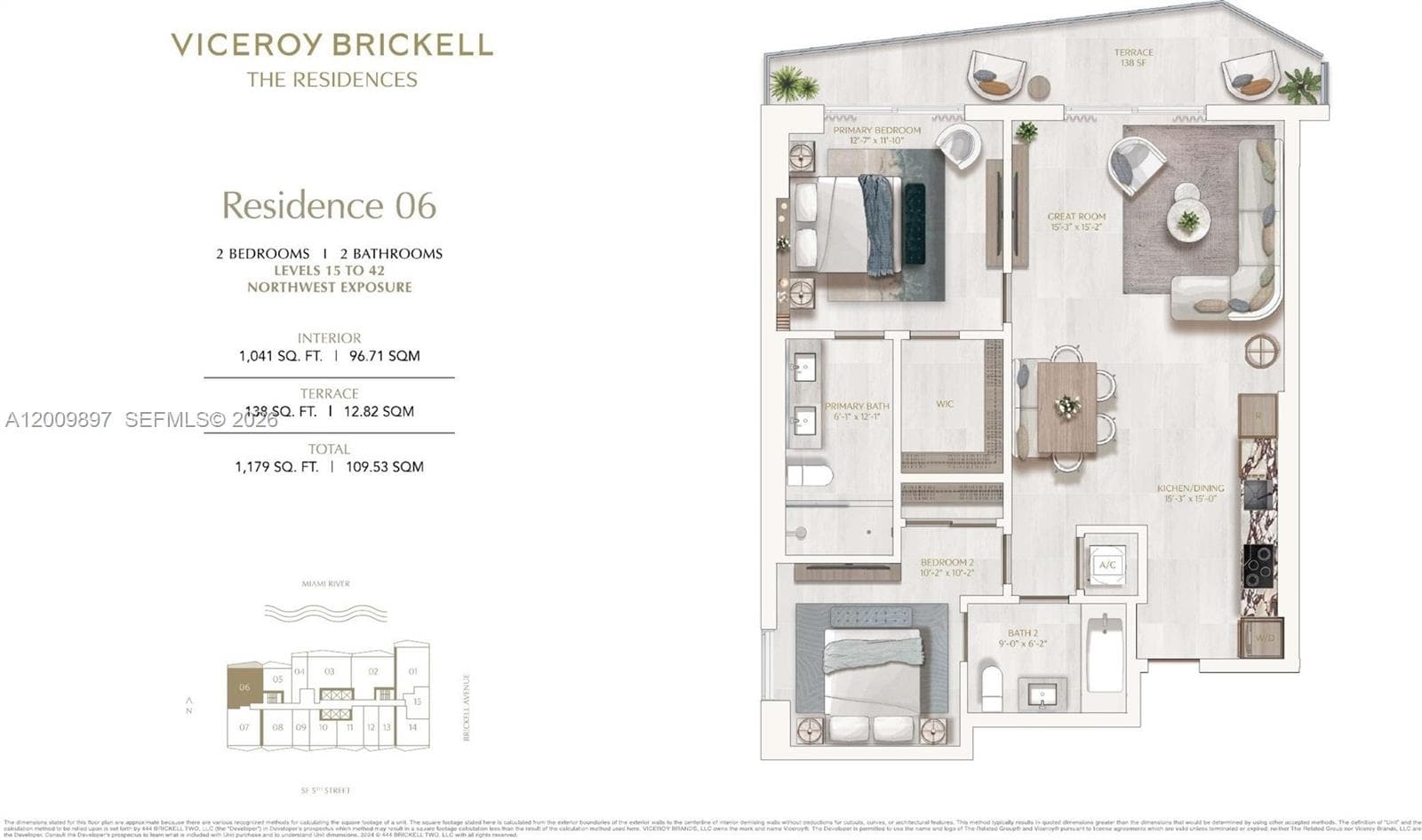 77 SE 5 ST # 1806, Miami FL 33131 — 2
