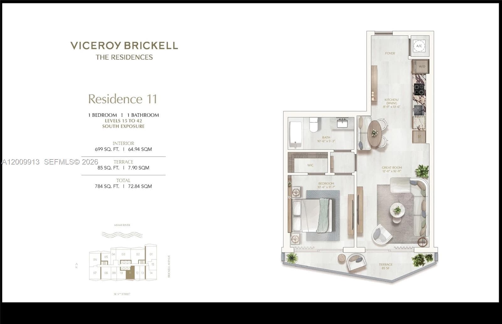 77 SE 5TH ST # 1811, Miami FL 33131 — 56
