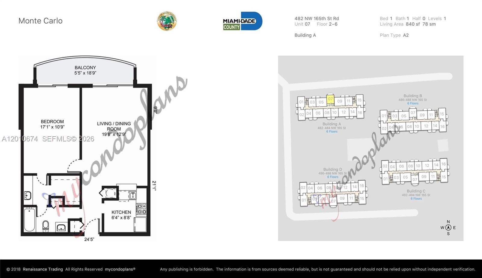 482 NW 165th St Rd # 307, Miami FL 33169 — 9