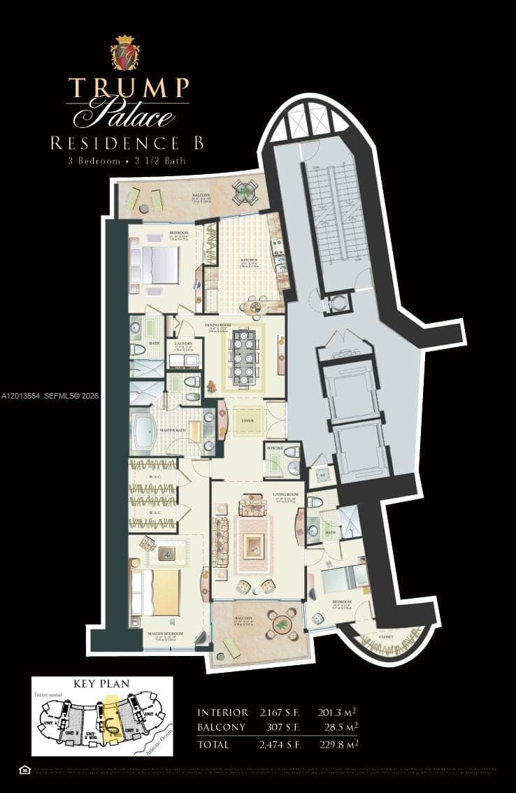 18101 Collins Ave # 3406, Sunny Isles Beach FL 33160 — 23