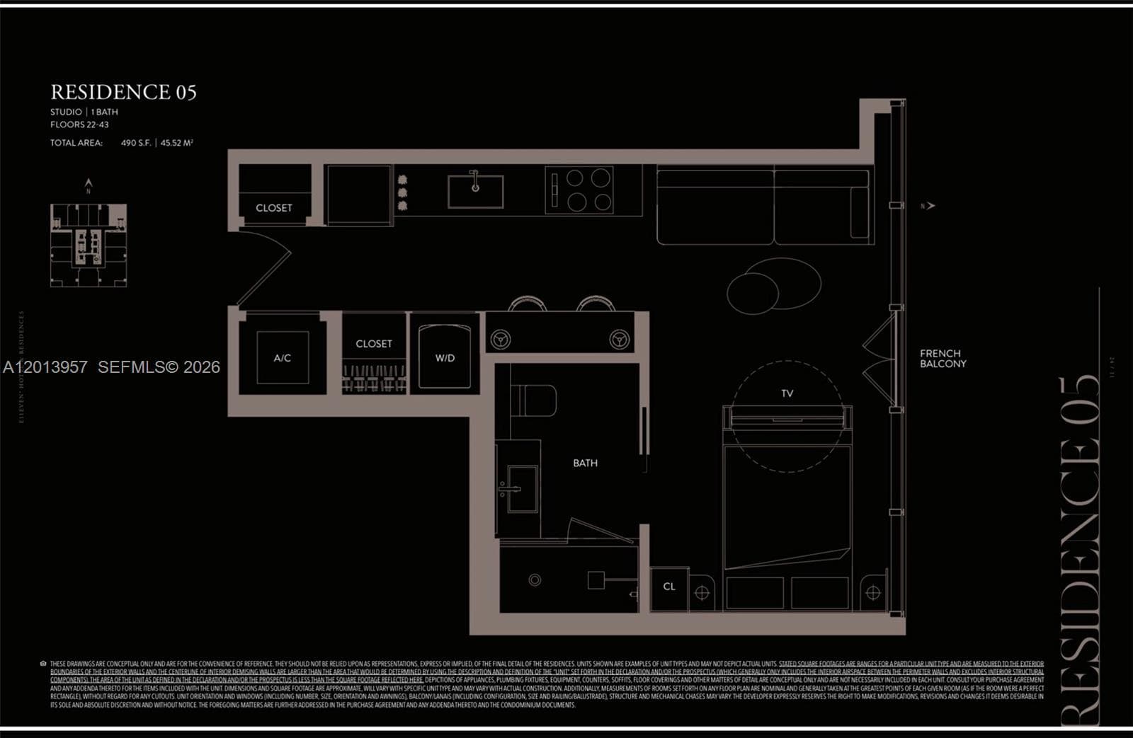 20 NE 11th St # 3705, Miami FL 33132 — 1