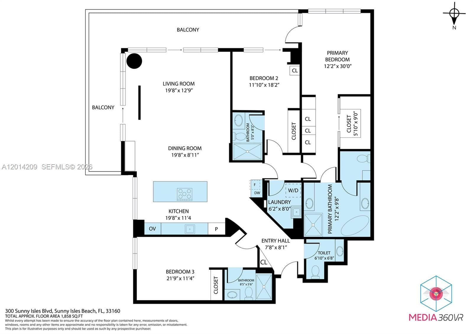 300 Sunny Isles Blvd # 1902, Sunny Isles Beach FL 33160 — 81
