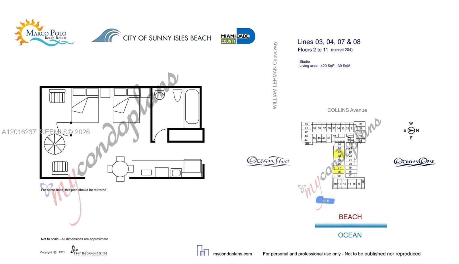 19201 Collins Ave # 707, Sunny Isles Beach FL 33160 — 15