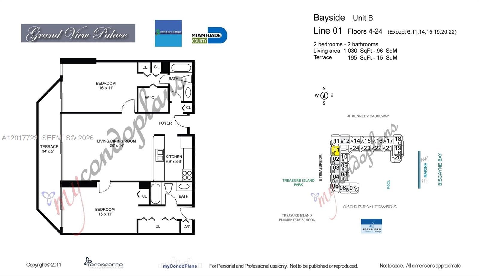 7601 E Treasure Dr # 2001, North Bay Village FL 33141 — 38