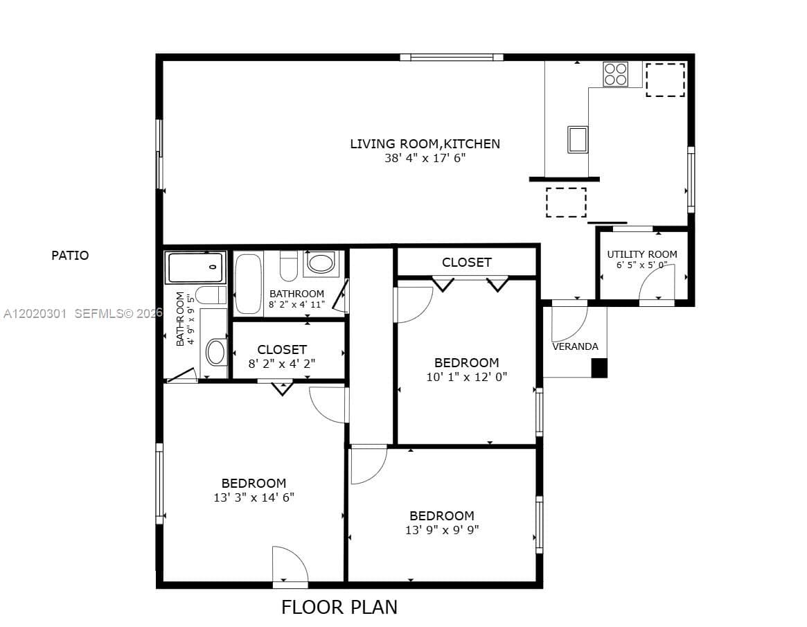 9830 SW 222nd St, Cutler Bay FL 33190 — 2