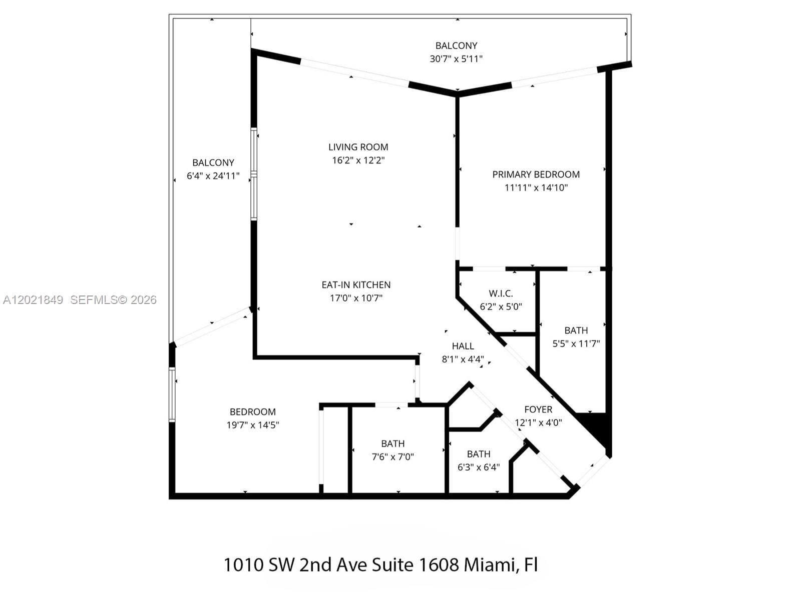 1010 SW 2nd Ave # 1608, Miami FL 33130 — 27