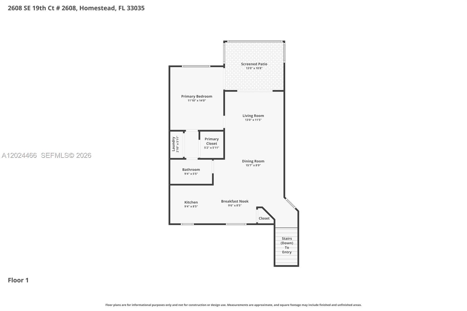 2608 SE 19th Ct # A, Homestead FL 33035 — 28