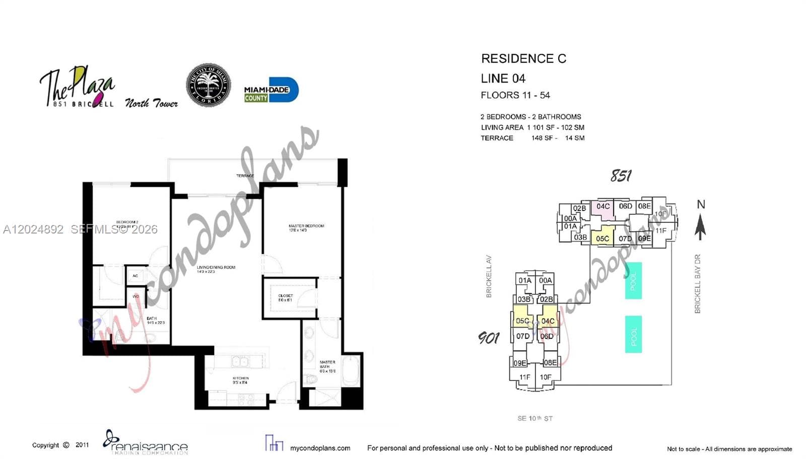 950 Brickell Bay Dr # 4204, Miami FL 33131 — 18
