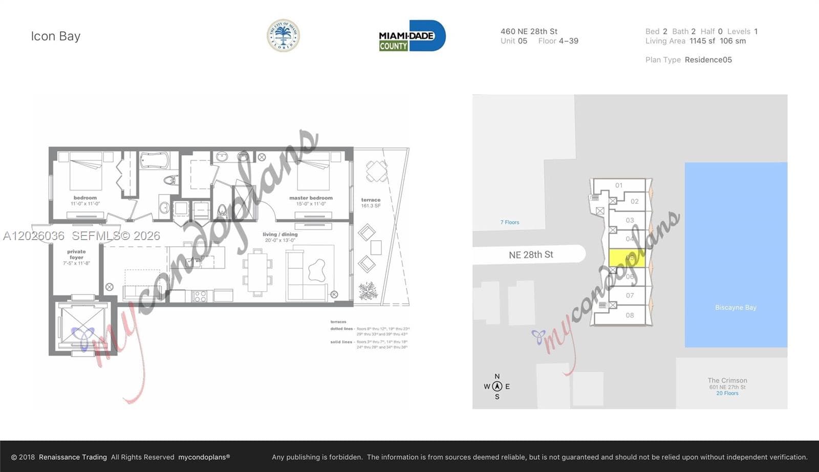 460 NE 28 STREET # 2005, Miami FL 33137 — 21